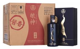 五粮液53度酿神酱香白酒 高档礼盒装 整箱6瓶装