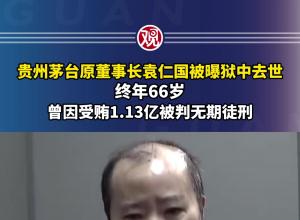 贵州茅台原董事长袁仁国已去世